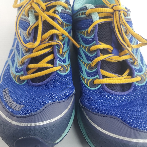 Women’s Merrell Ultra Marine Water Resistant Shoes Size 9 Blue Trail  (EU 40) - Picture 4 of 14
